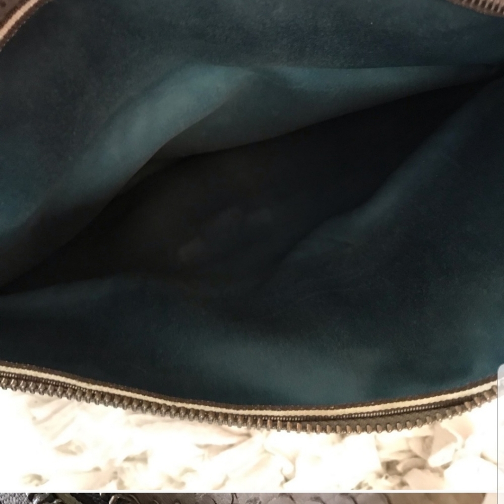Henri Bendel snake skin asymmetrical debutante bag - Picture 5 of 6